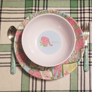 Lilly Pulitzer Child's dish set